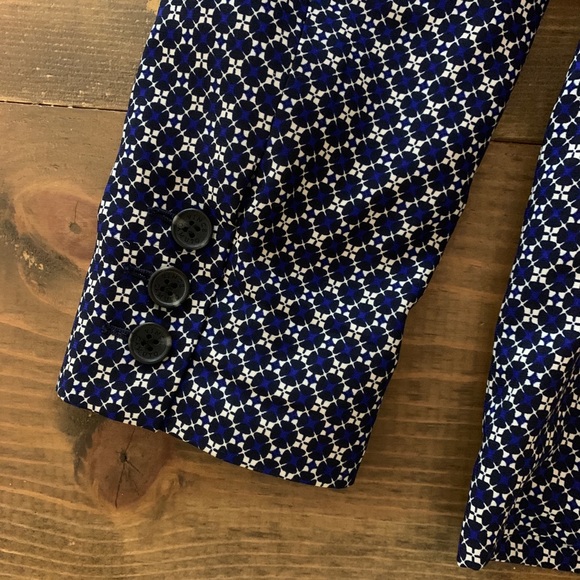 Vince Camuto Blue Pattern Blazer - Picture 6 of 8